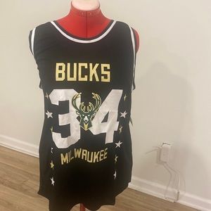 Brand New Milwaukee Bucks Giannis Jersey